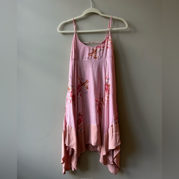 Free People Pink Floral Dress - Picture 1 of 5